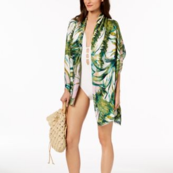 INC International Concepts Accessories - INC International Concepts Tropical Palms Wrap